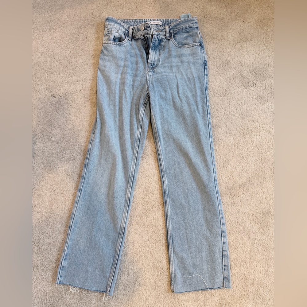 Zara Light Blue High Rise Women Jeans